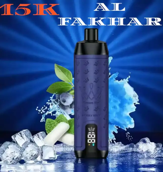 AL FAKHAR 15000 Puffs BERRY MINT Beerige Frische trifft kühlen Minzhauch