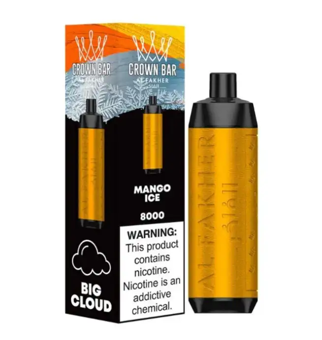 AL FAKHAR 8000 puffs disposable vape Refreshing mango ice cream flavor