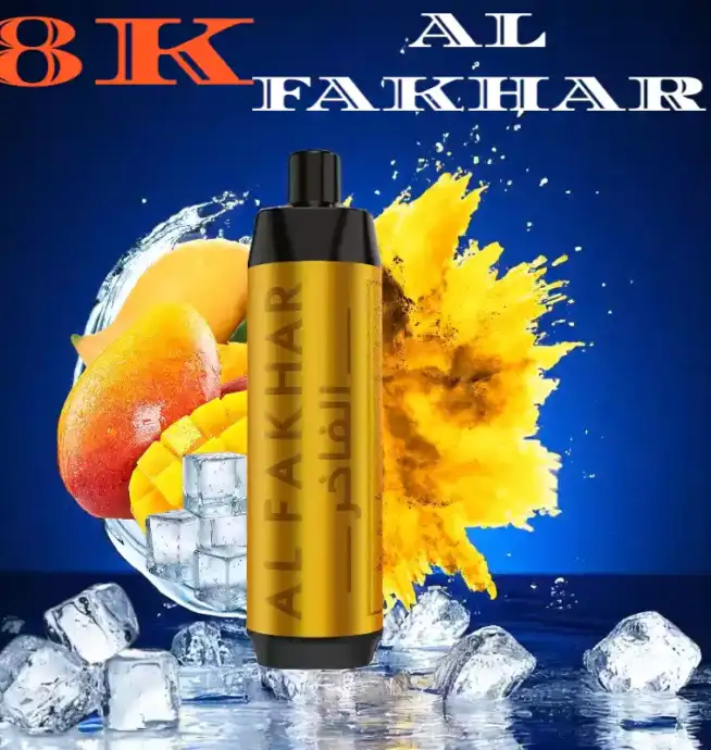 AL FAKHAR 8000 puffs disposable vape Refreshing mango ice cream flavor
