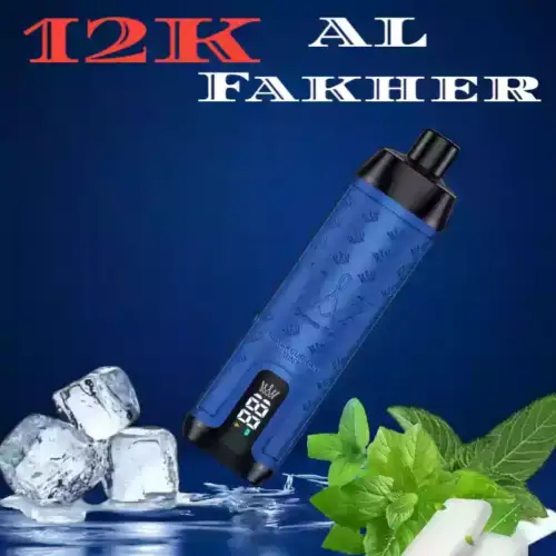 AL Fakher Crown Bar 12000 Züge – Intensiver Blackcurrant Mint Geschmack für langanhaltenden