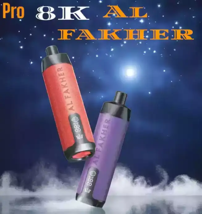 AL Fakher Crown Bar Pro 8000 Züge Entfesseln Sie kräftige Aromen mit Dual Mesh Coil und Schnellladung
