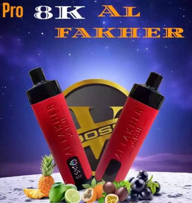 AL Fakher Crown Bar Pro 8000 Züge Entfesseln Sie kräftige Aromen mit Dual Mesh Coil und Schnellladung