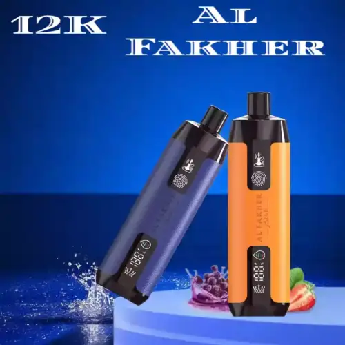 Al Fakher Crown Bar Peach 12000 puffs 22ml 850mAh Mesh Coil LED Display