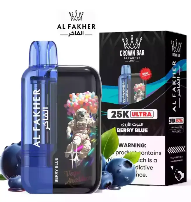 Al Fakher 25K Ultra 25000 Puffs Einweg-Vape Fruchtiger Berry Blue Geschmack