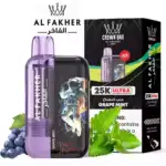 Al Fakher 25K Ultra 25000 Züge Einweg-Vape 22ml E-Liquid 850mAh Akku Dual Mesh Coil