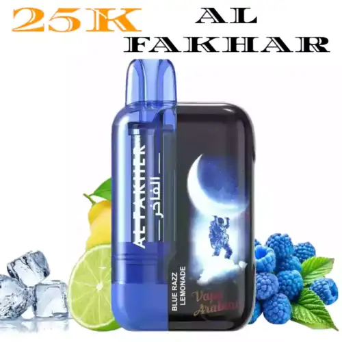 Al Fakher 25K Ultra 25000 Züge Einweg-Vape Blue Razz Lemonade Geschmack