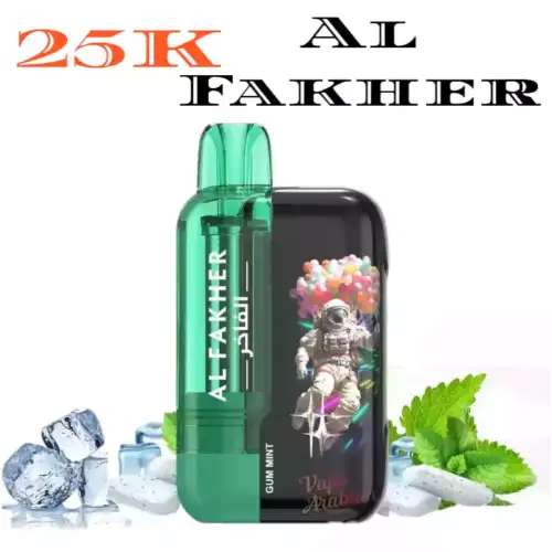 Al Fakher 25K Ultra 25000 Züge Einweg-Vape Erfrischender Gum Mint Geschmack