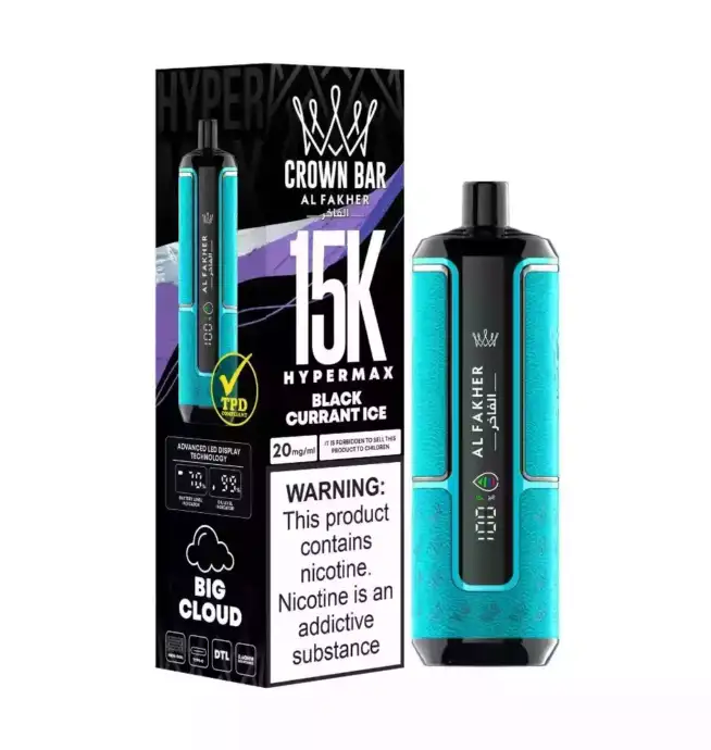 Al Fakher Crown Bar 15000 puff monouso vape 22 ml mesh coil tipo C