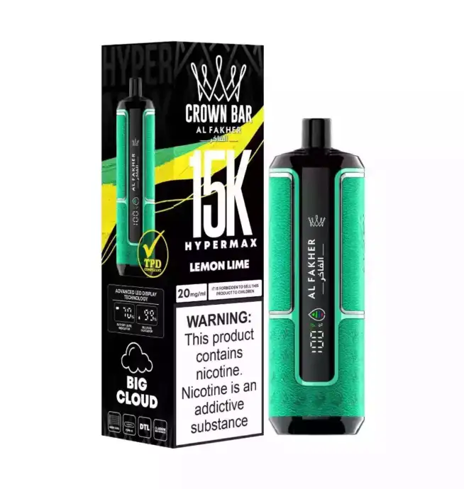 Al Fakher Crown Bar 15000 puff monouso vape 22 ml mesh coil tipo C