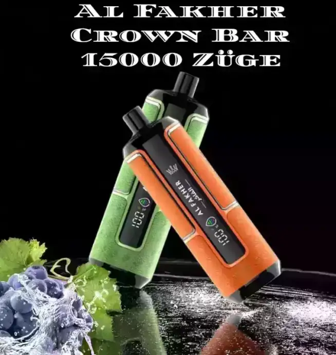 Al Fakher Crown Bar 15000 puff monouso vape 22 ml mesh coil tipo C