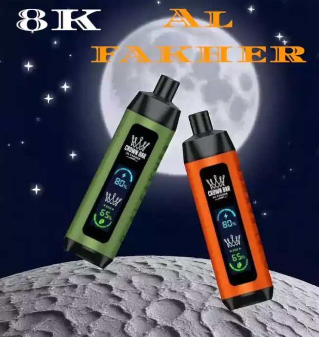 Al Fakher Crown Bar 8000 Züge Einweg Vape Geschmack der lange anhält
