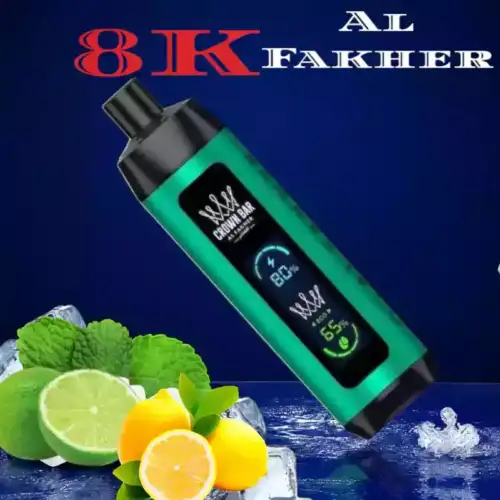 Al Fakher Crown Bar 8000 Puffs Erfrischender Lemon Mint Genuss