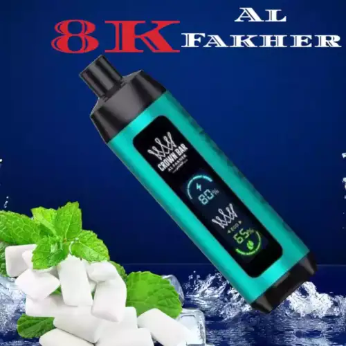 Al Fakher Crown Bar 8000 Puffs GUM MINT – Kaugummi Minze