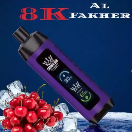 Al Fakher Crown Bar 8000 Züge – CHERRY FIESTA Genuss pur