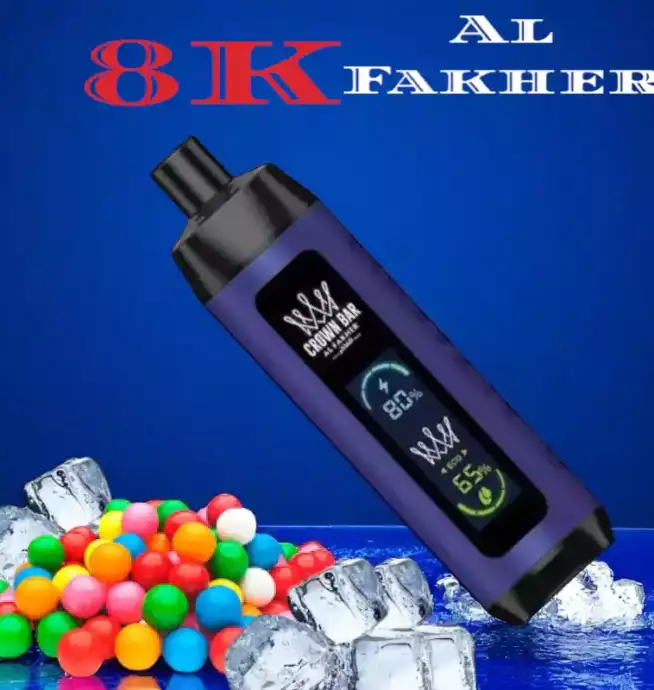 Al Fakher Crown Bar 8000 Züge – HUBBA Geschmack