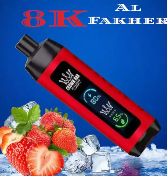 Al Fakher Crown Bar 8000 Züge – Strawberry Punch