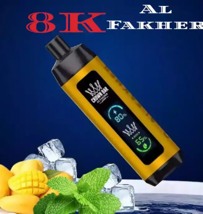Al Fakher Crown Bar 8000 Züge– Cool Mango Frischekick