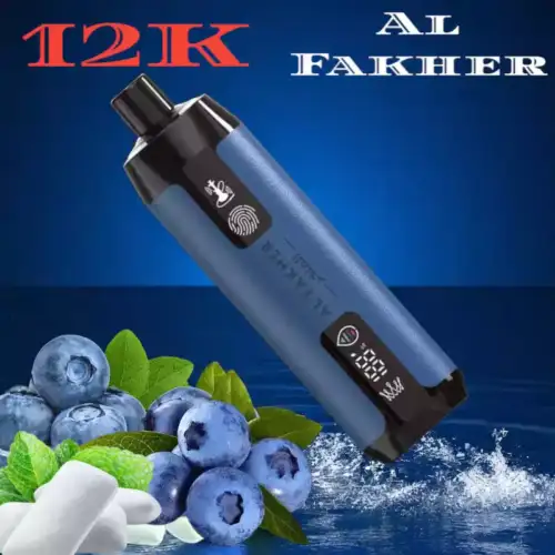 Al Fakher Crown Bar Peach 12000 Puffs Sound Blueberry Gum Geschmack