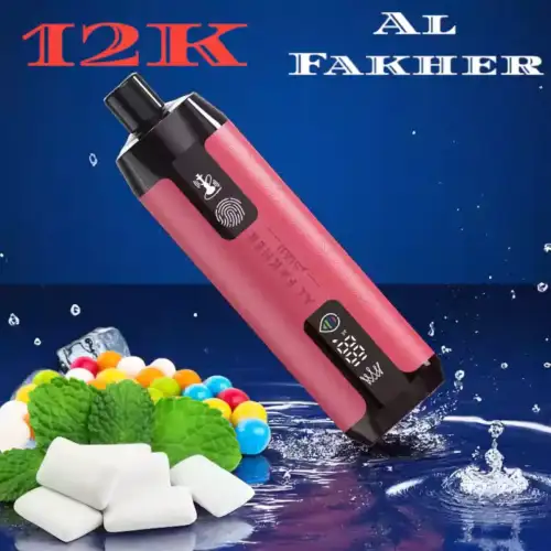 Al Fakher Crown Bar Peach 12000 Züge Sound HUBBA Kaugummi-Kick
