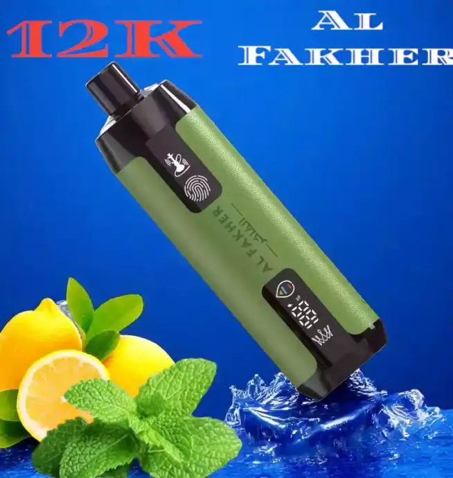 Al Fakher Crown Bar Peach 12000 Züge Sound LEMON MINT Geschmack