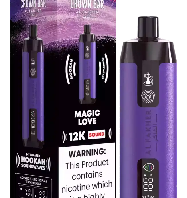 Al Fakher Crown Bar Peach 12000 Züge Sound MAGIC LOVE Geschmack