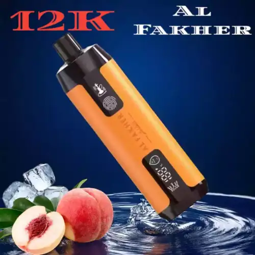 Al Fakher Crown Bar Peach 12000 Züge Sound Pfirsich Eis