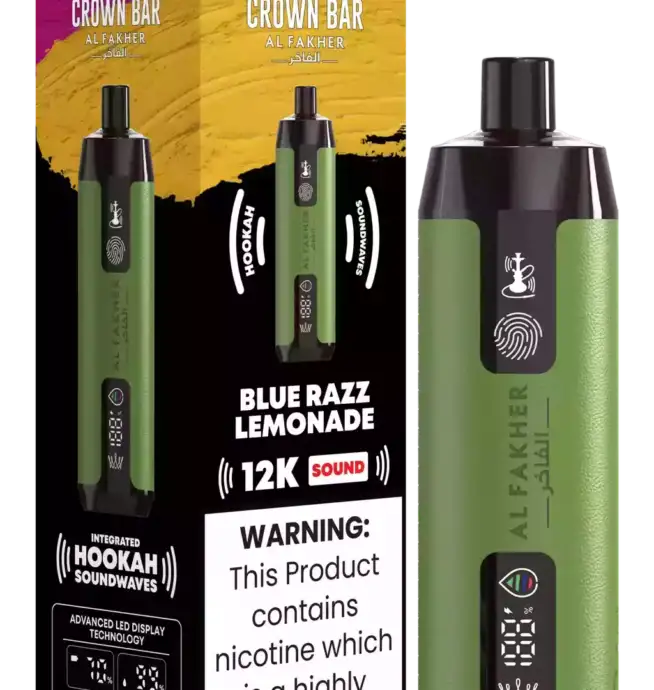 Al Fakher Crown Bar 12000 Züge Sound BLUE RAZZ LEMONADE